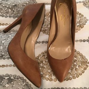 Jessica Simpson Cognac 4” Heels